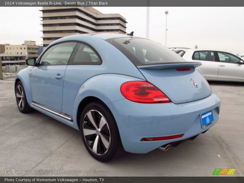 Denim Blue / Titan Black 2014 Volkswagen Beetle R-Line