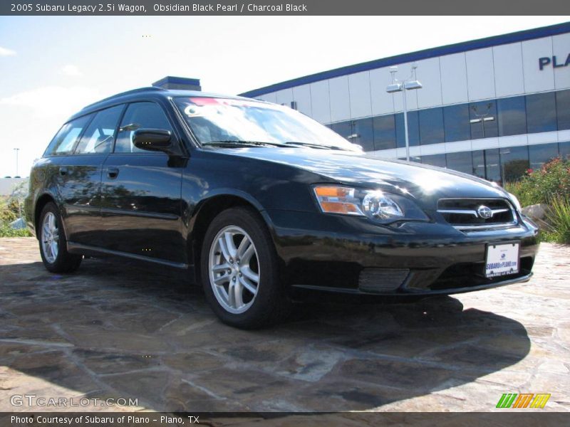 Obsidian Black Pearl / Charcoal Black 2005 Subaru Legacy 2.5i Wagon