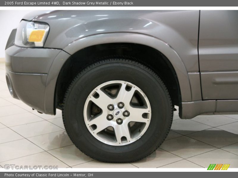 Dark Shadow Grey Metallic / Ebony Black 2005 Ford Escape Limited 4WD