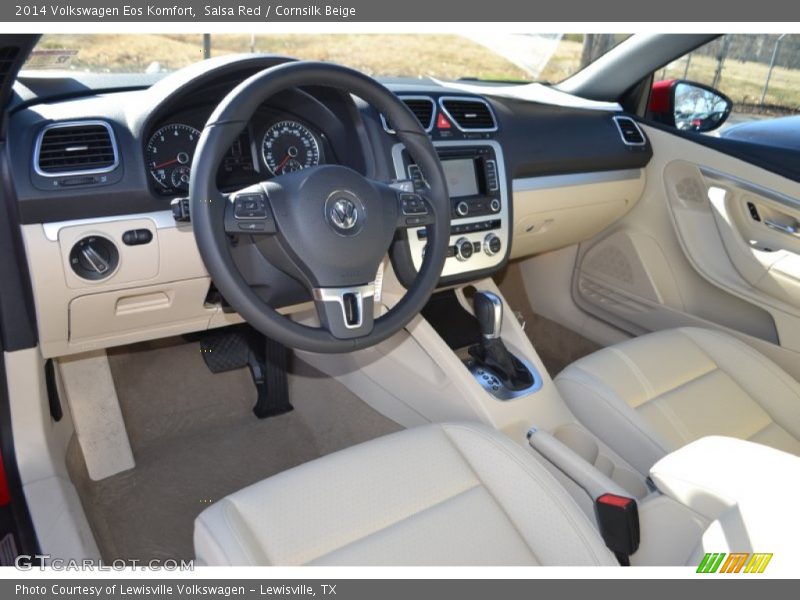 Salsa Red / Cornsilk Beige 2014 Volkswagen Eos Komfort