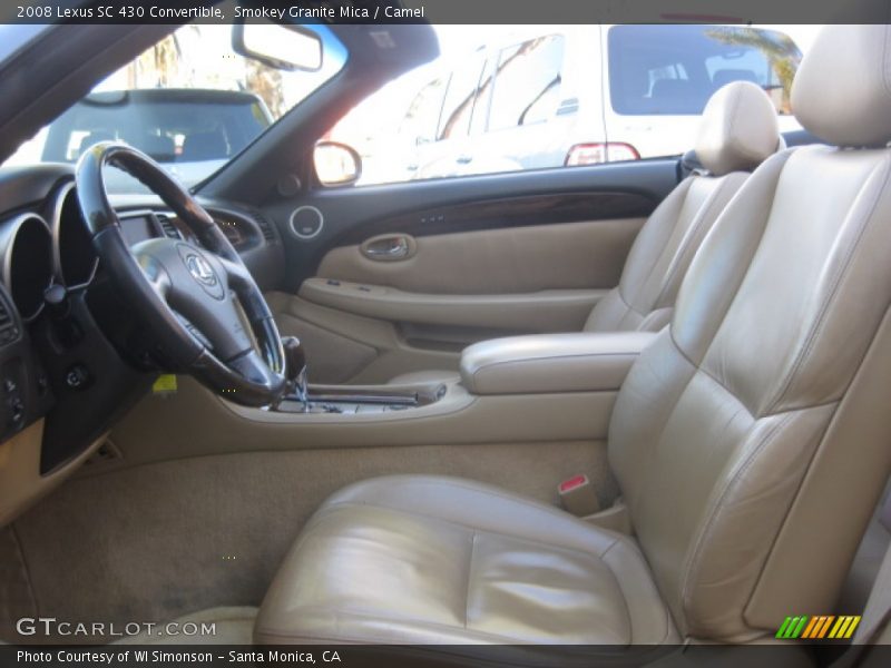 Smokey Granite Mica / Camel 2008 Lexus SC 430 Convertible