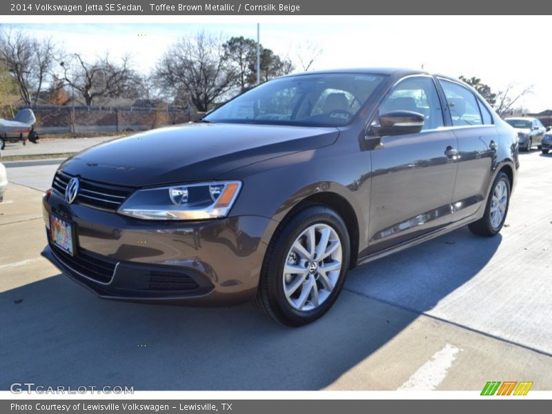 Toffee Brown Metallic / Cornsilk Beige 2014 Volkswagen Jetta SE Sedan