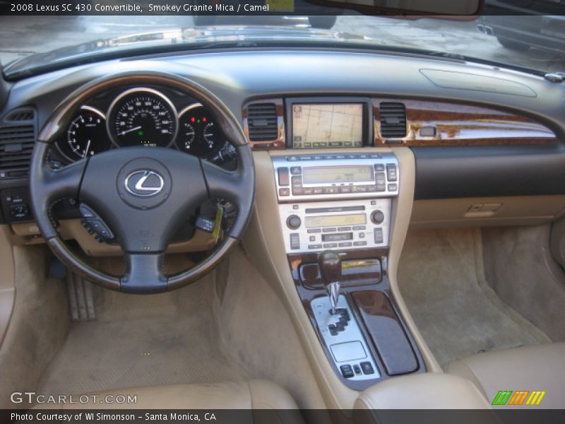 Smokey Granite Mica / Camel 2008 Lexus SC 430 Convertible