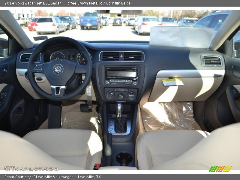 Toffee Brown Metallic / Cornsilk Beige 2014 Volkswagen Jetta SE Sedan