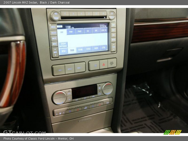 Black / Dark Charcoal 2007 Lincoln MKZ Sedan