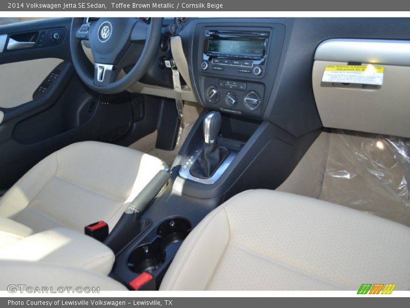 Toffee Brown Metallic / Cornsilk Beige 2014 Volkswagen Jetta SE Sedan