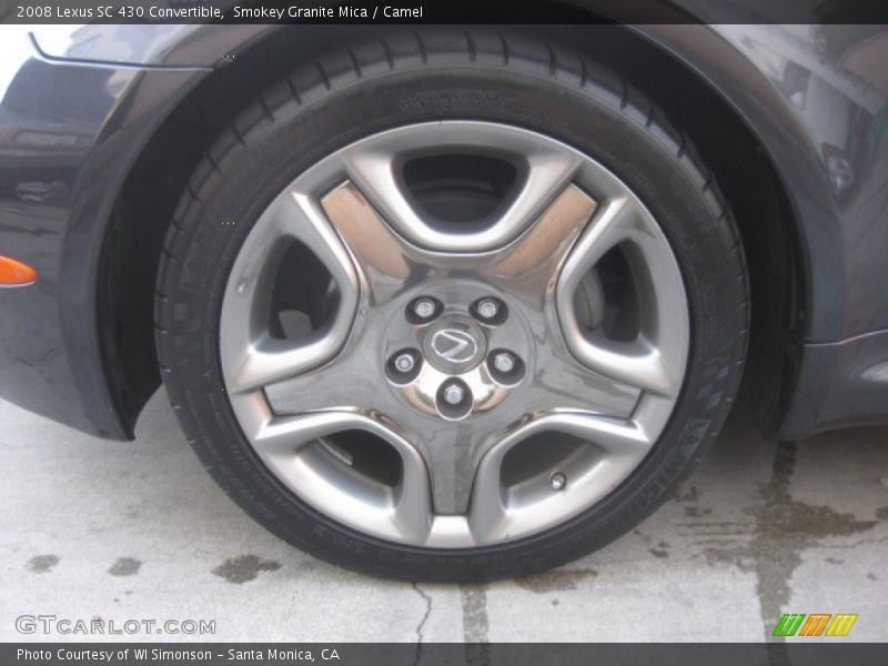 Smokey Granite Mica / Camel 2008 Lexus SC 430 Convertible