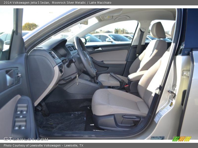 Moonrock Silver Metallic / Latte Macchiato 2014 Volkswagen Jetta S Sedan