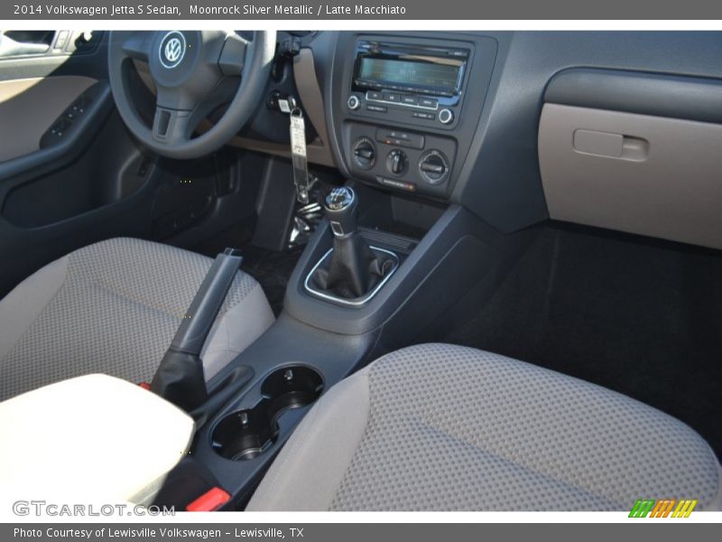 Moonrock Silver Metallic / Latte Macchiato 2014 Volkswagen Jetta S Sedan