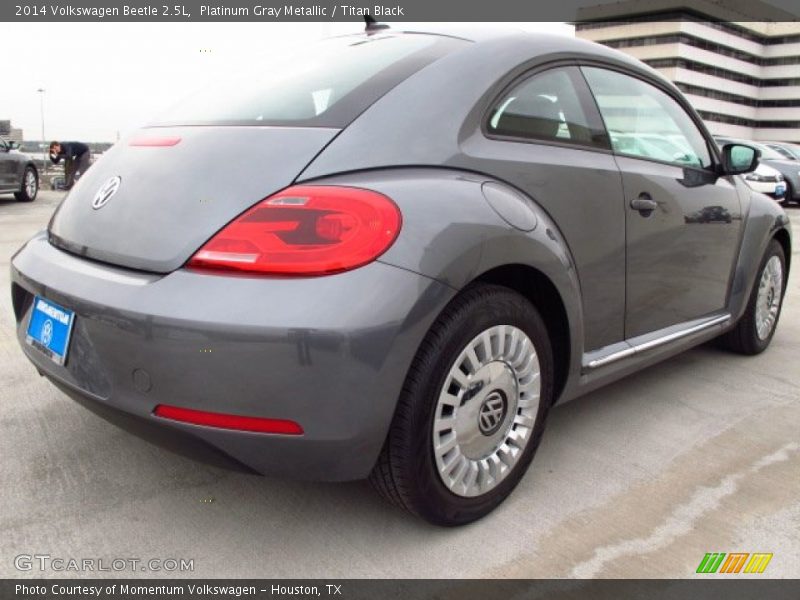 Platinum Gray Metallic / Titan Black 2014 Volkswagen Beetle 2.5L
