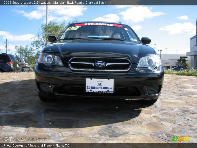 Obsidian Black Pearl / Charcoal Black 2005 Subaru Legacy 2.5i Wagon