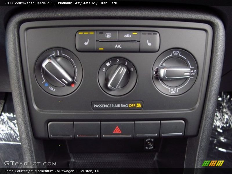Controls of 2014 Beetle 2.5L