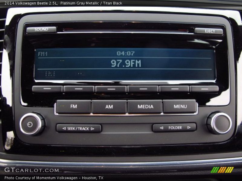 Audio System of 2014 Beetle 2.5L