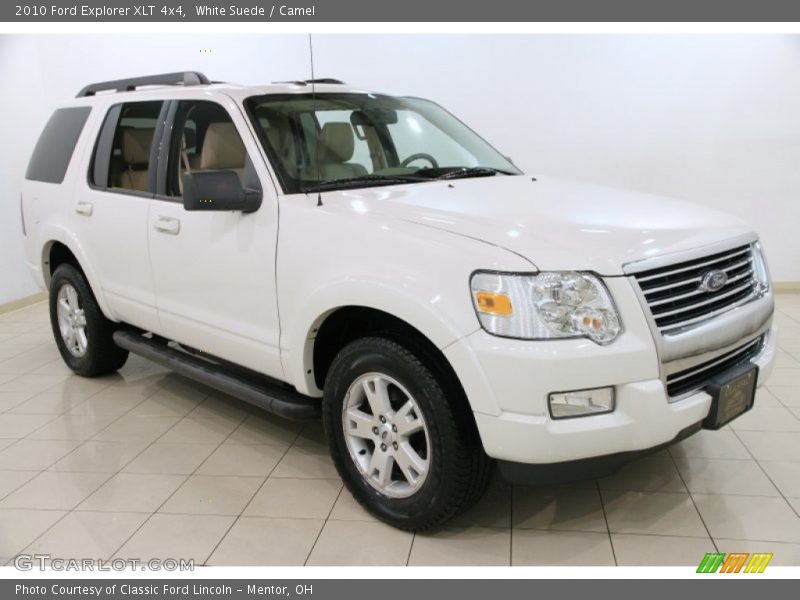 White Suede / Camel 2010 Ford Explorer XLT 4x4