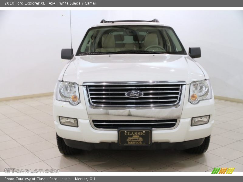 White Suede / Camel 2010 Ford Explorer XLT 4x4
