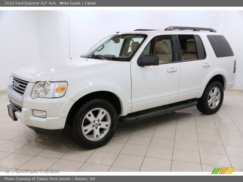 White Suede / Camel 2010 Ford Explorer XLT 4x4