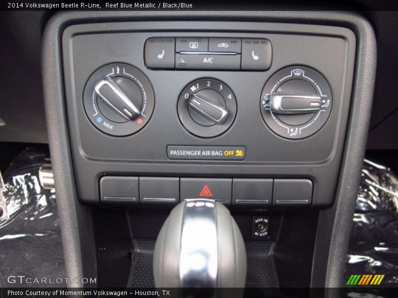 Reef Blue Metallic / Black/Blue 2014 Volkswagen Beetle R-Line
