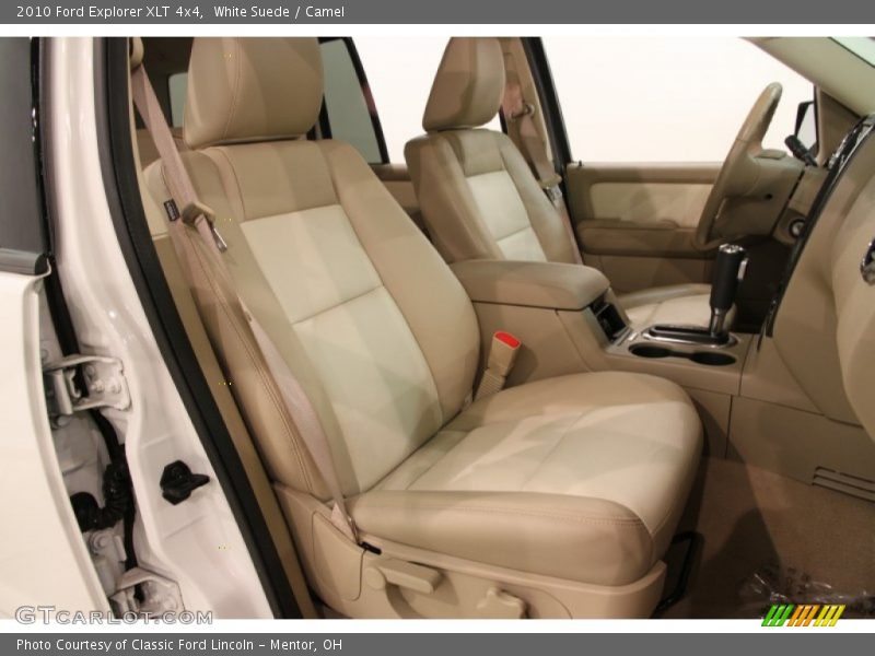 White Suede / Camel 2010 Ford Explorer XLT 4x4