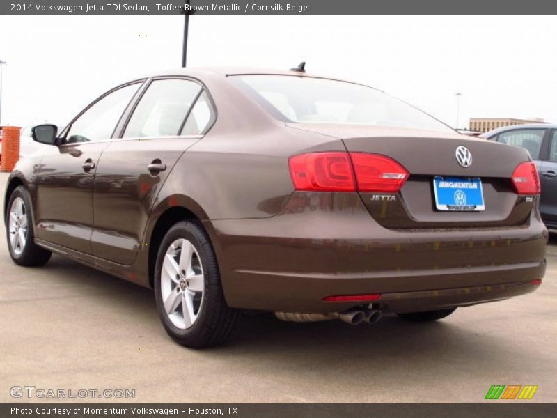 Toffee Brown Metallic / Cornsilk Beige 2014 Volkswagen Jetta TDI Sedan