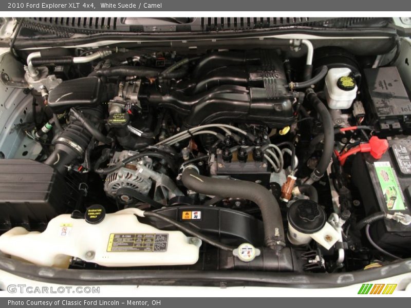 White Suede / Camel 2010 Ford Explorer XLT 4x4