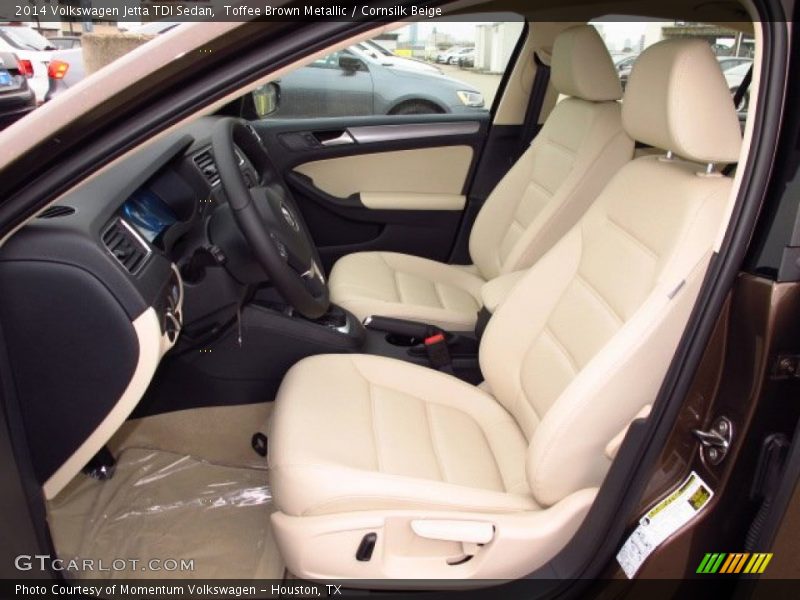Toffee Brown Metallic / Cornsilk Beige 2014 Volkswagen Jetta TDI Sedan