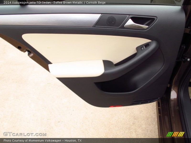 Toffee Brown Metallic / Cornsilk Beige 2014 Volkswagen Jetta TDI Sedan
