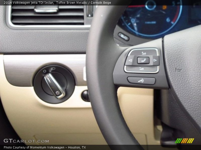 Toffee Brown Metallic / Cornsilk Beige 2014 Volkswagen Jetta TDI Sedan