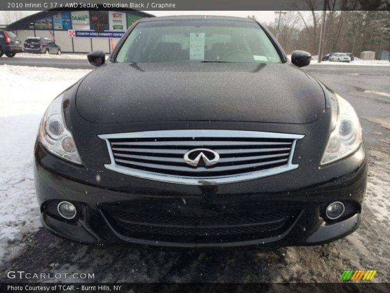 Obsidian Black / Graphite 2010 Infiniti G 37 x AWD Sedan