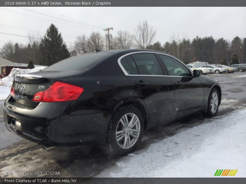Obsidian Black / Graphite 2010 Infiniti G 37 x AWD Sedan
