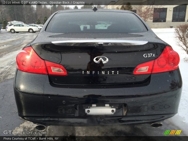 Obsidian Black / Graphite 2010 Infiniti G 37 x AWD Sedan