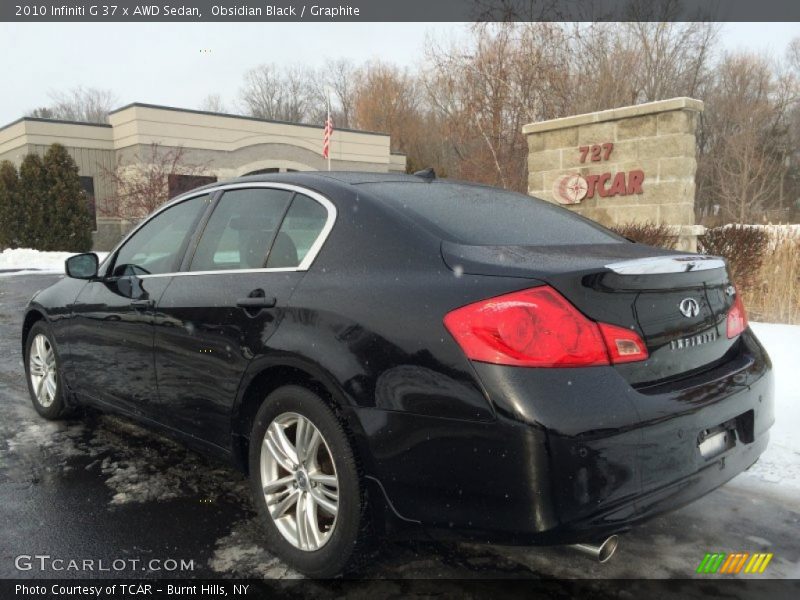 Obsidian Black / Graphite 2010 Infiniti G 37 x AWD Sedan