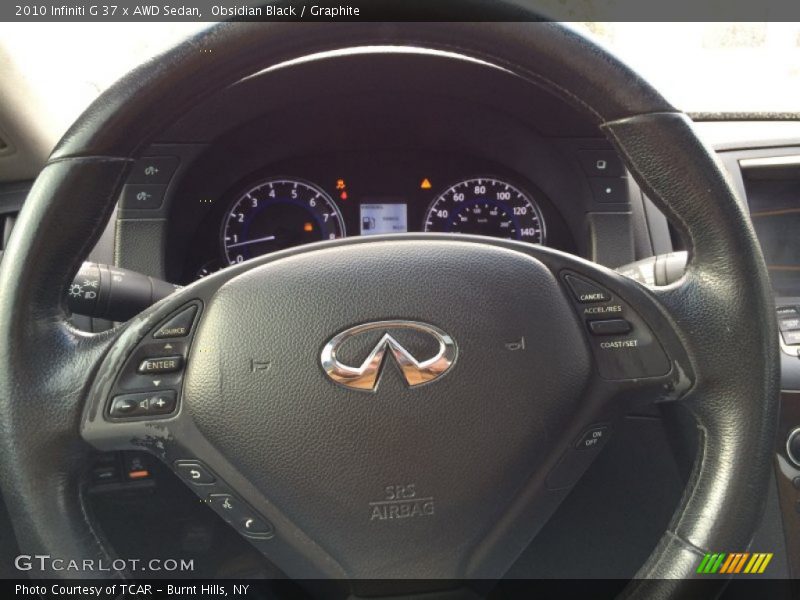 Obsidian Black / Graphite 2010 Infiniti G 37 x AWD Sedan