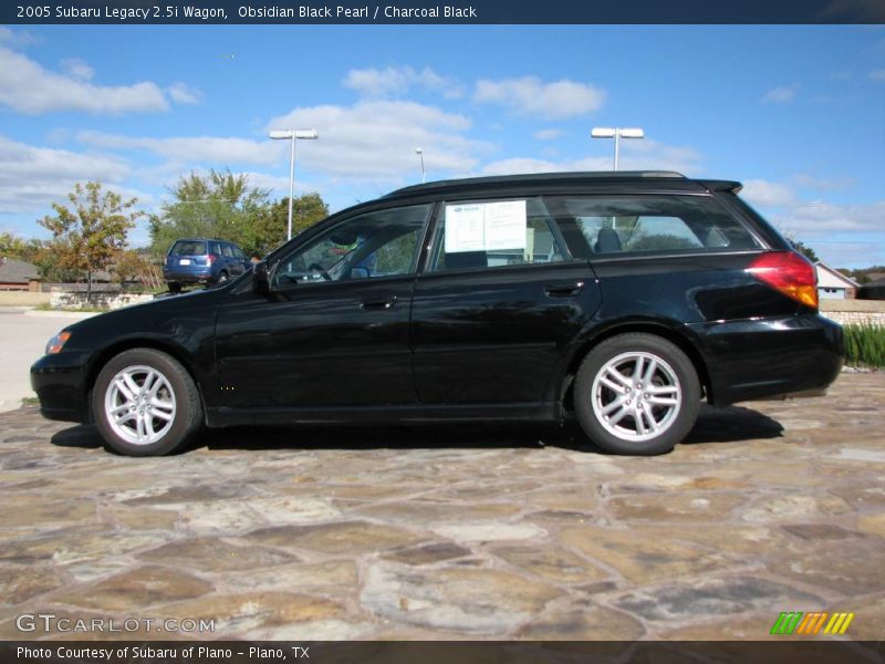 Obsidian Black Pearl / Charcoal Black 2005 Subaru Legacy 2.5i Wagon