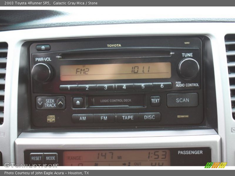 Galactic Gray Mica / Stone 2003 Toyota 4Runner SR5