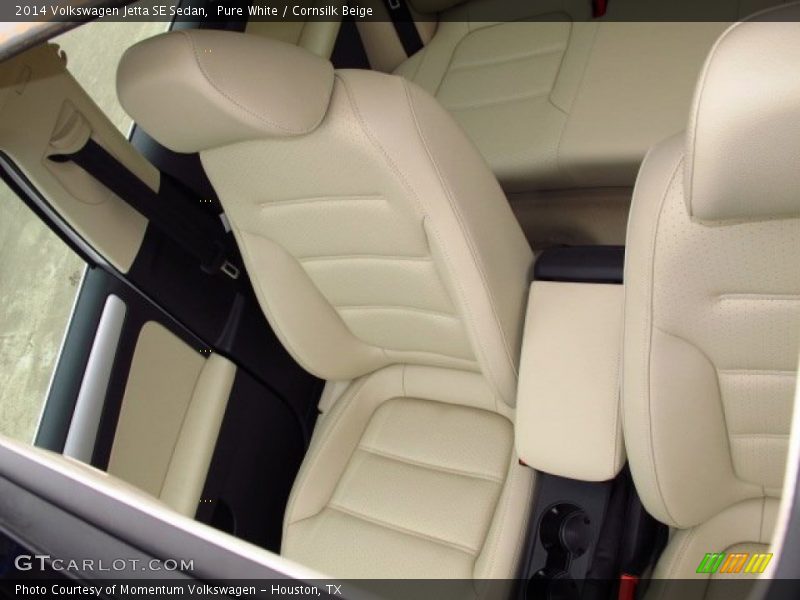 Pure White / Cornsilk Beige 2014 Volkswagen Jetta SE Sedan