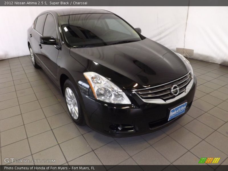 Super Black / Charcoal 2012 Nissan Altima 2.5 S