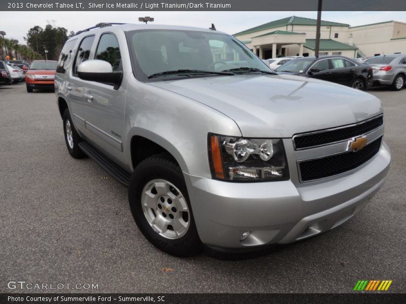 Silver Ice Metallic / Light Titanium/Dark Titanium 2013 Chevrolet Tahoe LT