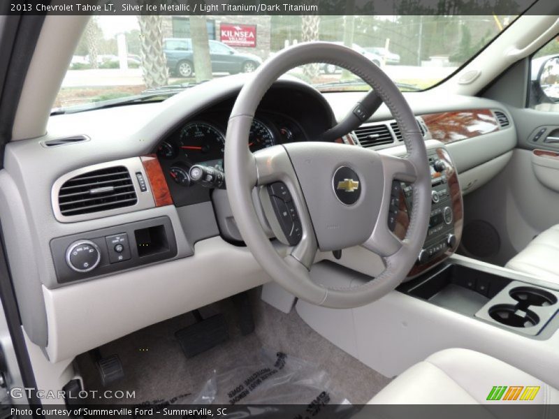 Silver Ice Metallic / Light Titanium/Dark Titanium 2013 Chevrolet Tahoe LT