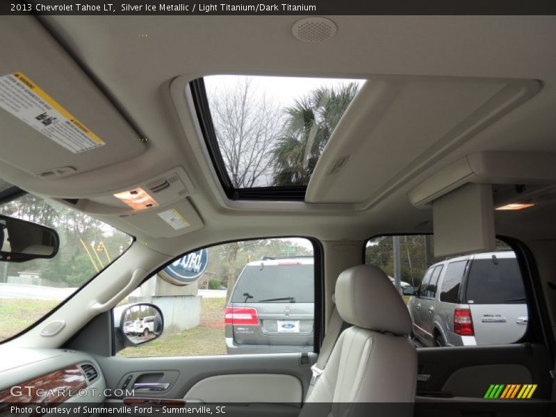 Silver Ice Metallic / Light Titanium/Dark Titanium 2013 Chevrolet Tahoe LT