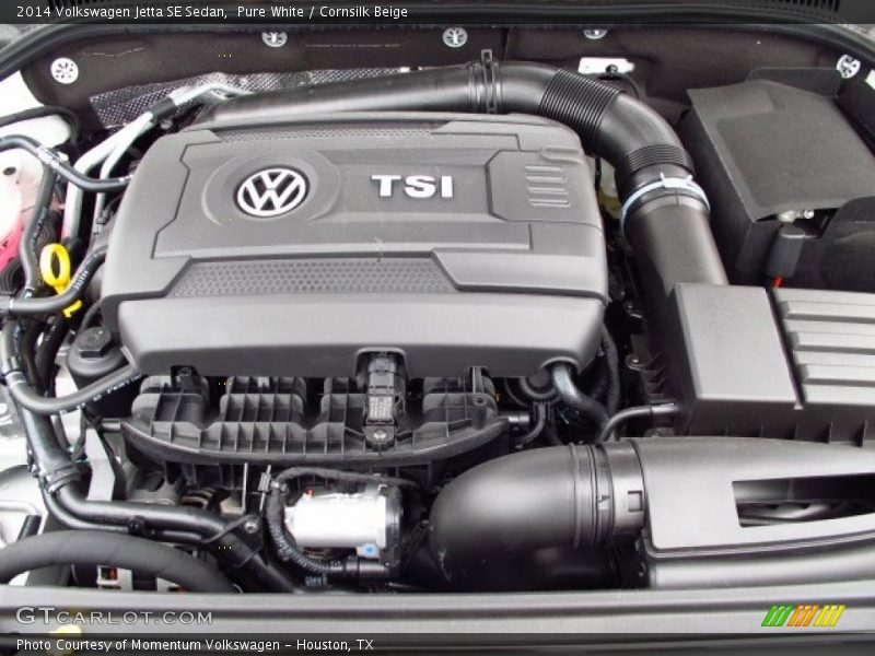 Pure White / Cornsilk Beige 2014 Volkswagen Jetta SE Sedan
