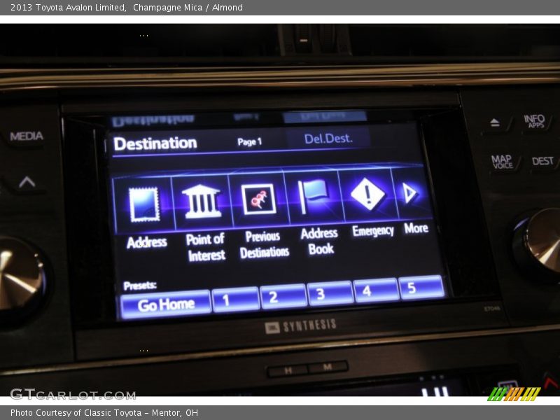 Champagne Mica / Almond 2013 Toyota Avalon Limited