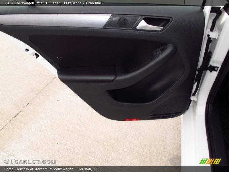 Pure White / Titan Black 2014 Volkswagen Jetta TDI Sedan