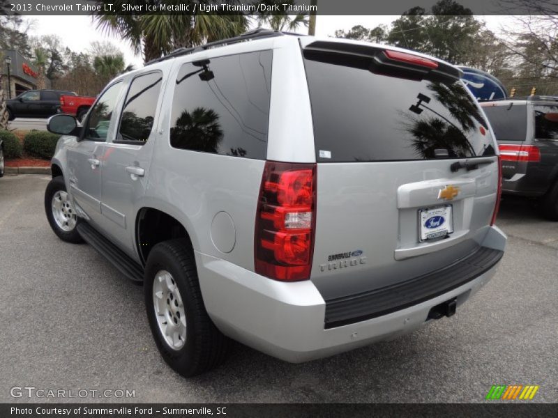 Silver Ice Metallic / Light Titanium/Dark Titanium 2013 Chevrolet Tahoe LT