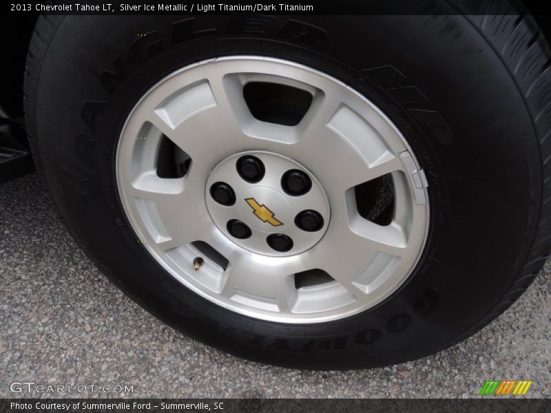 Silver Ice Metallic / Light Titanium/Dark Titanium 2013 Chevrolet Tahoe LT