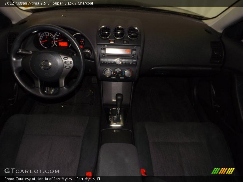 Super Black / Charcoal 2012 Nissan Altima 2.5 S