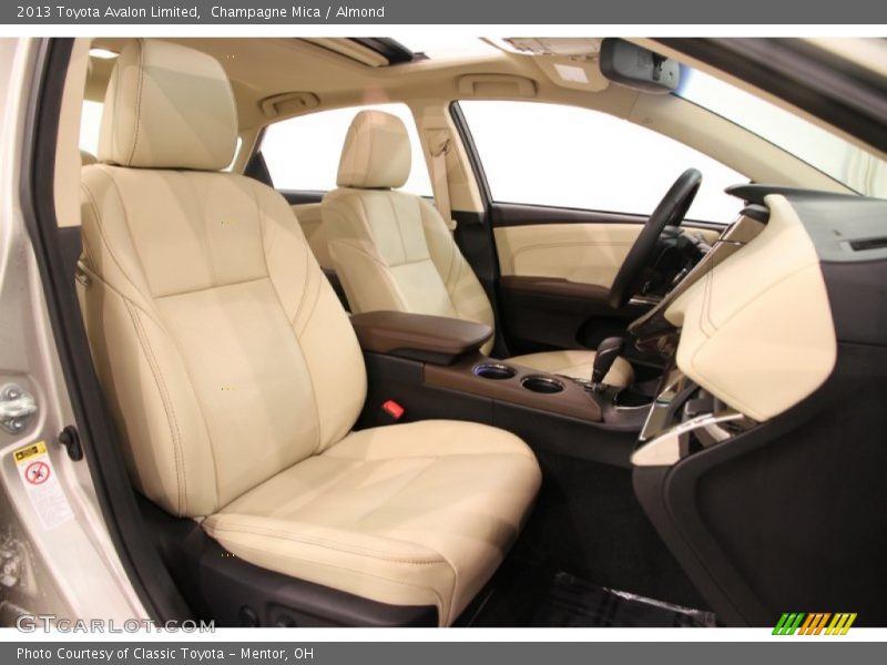 Front Seat of 2013 Avalon Limited