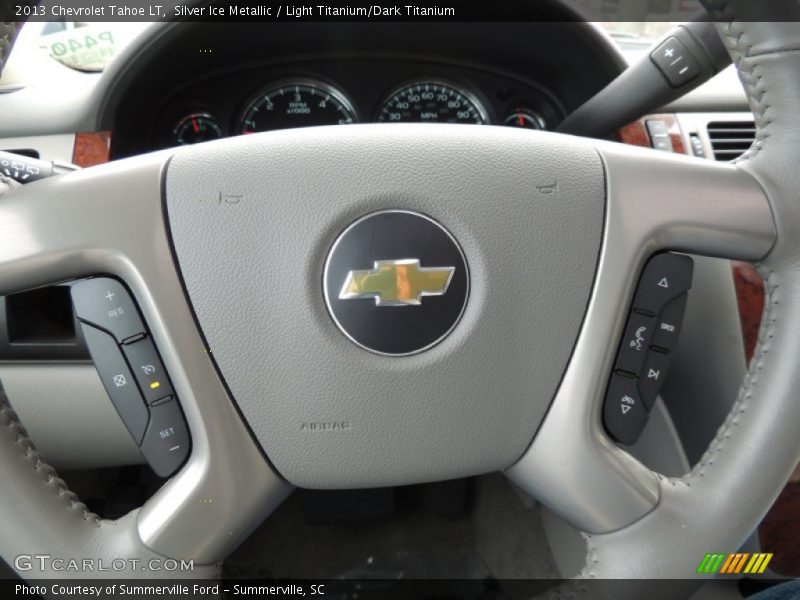 Silver Ice Metallic / Light Titanium/Dark Titanium 2013 Chevrolet Tahoe LT