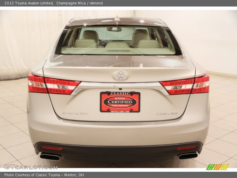 Champagne Mica / Almond 2013 Toyota Avalon Limited
