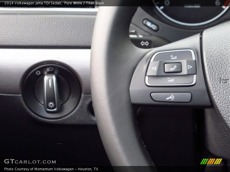 Pure White / Titan Black 2014 Volkswagen Jetta TDI Sedan