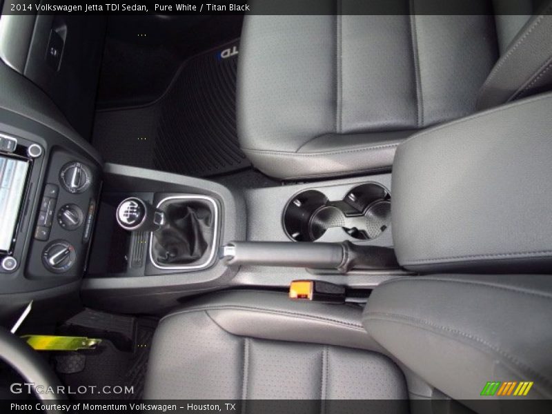 Pure White / Titan Black 2014 Volkswagen Jetta TDI Sedan